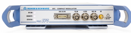 R&S Rohde & Schwarz SFC compact modulator Test signals for TV and audio broadcasting